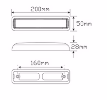 LED Autolamps 200BWM dimensions